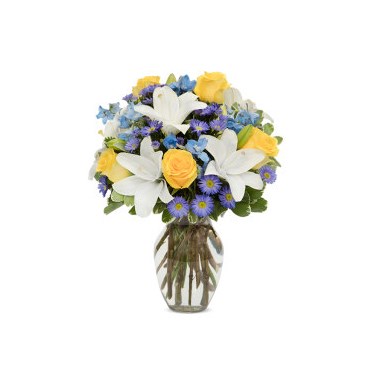 The Bright Blue Skies Bouquet